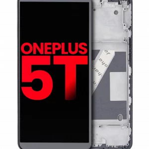OLED Assembly With Frame For OnePlus 5T (Aftermarket Plus) (Black)
