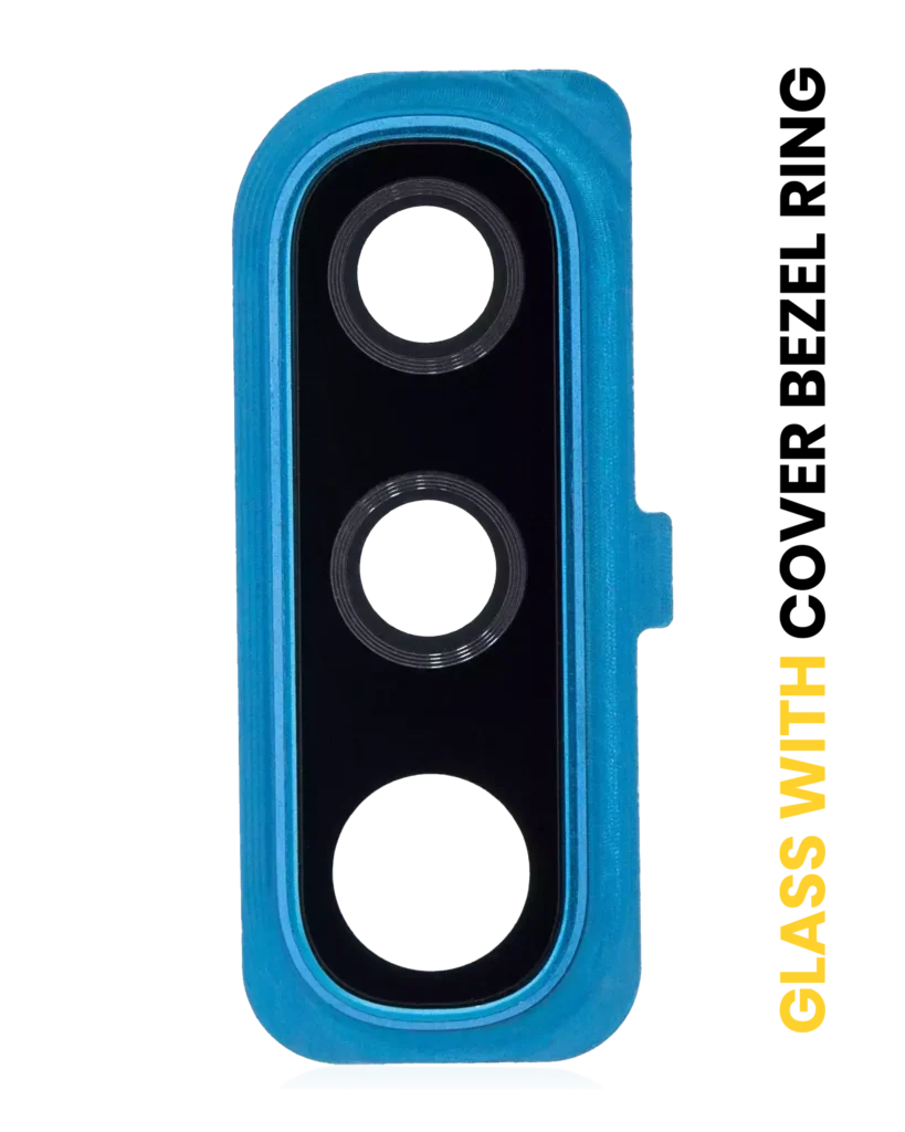 Back Camera Lens With Cover Bezel Ring For Samsung Galaxy A50 (A505 / 2019) (Blue)