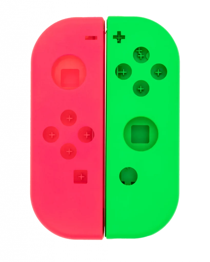 Housing Shell For Nintendo Switch Joy Con Controller (Green / Pink)