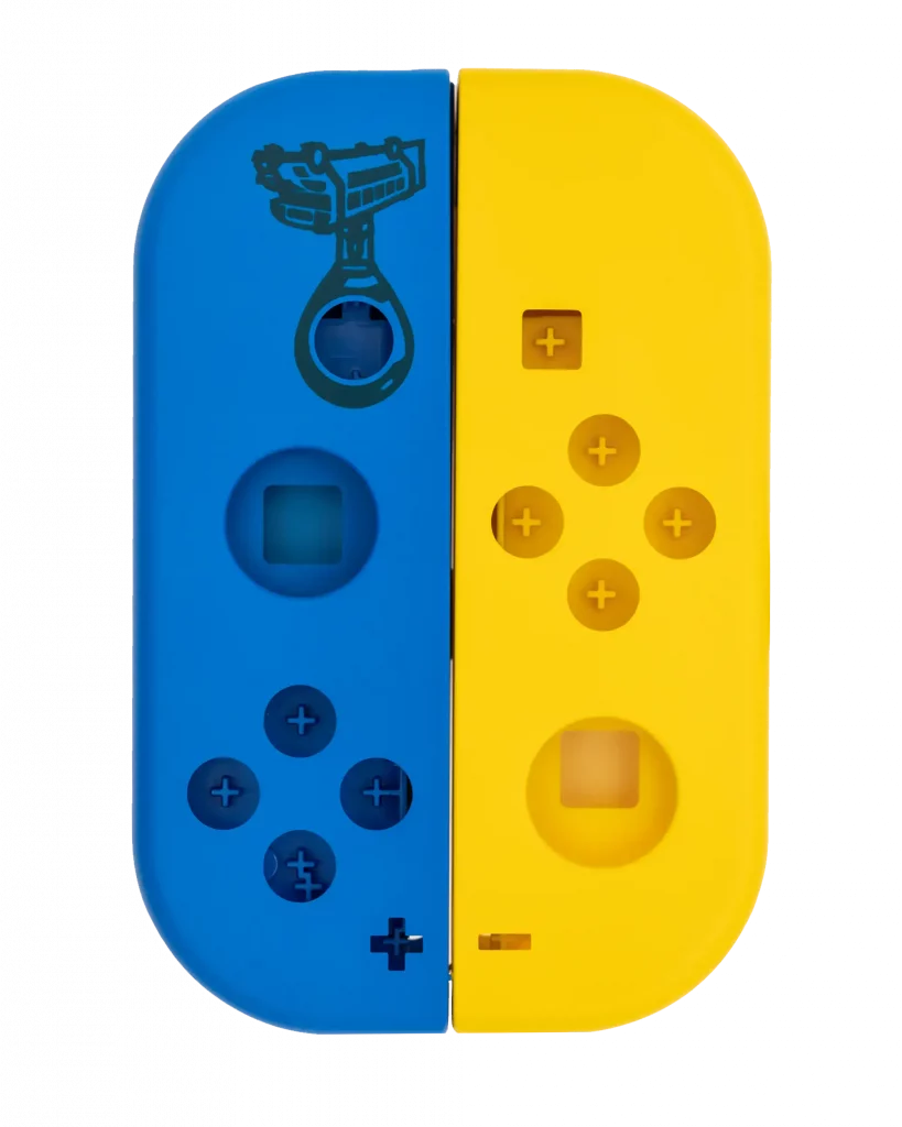 Housing Shell For Nintendo Switch Joy Con Controller (Yellow / Blue)