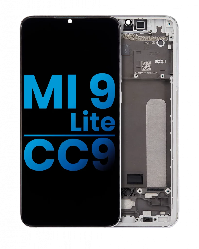 LCD Assembly With Frame For Xiaomi Mi 9 Lite / CC9 (Aftermarket: Incell) (Pearl White)