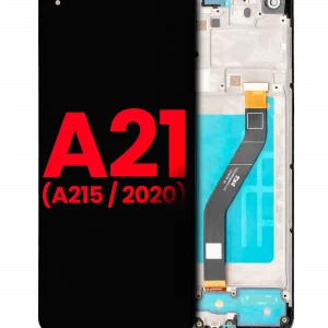 LCD Assembly With Frame For Samsung Galaxy A21 (A215 / 2020) (Aftermarket Plus)