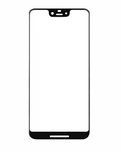 Front Cover Glass For Google Pixel 3 XL (Black)