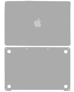 2 in 1 (Top and Bottom) Skin For MacBook Pro 13" A2289 (2020) / A2338 (2020) / (Space Gray)