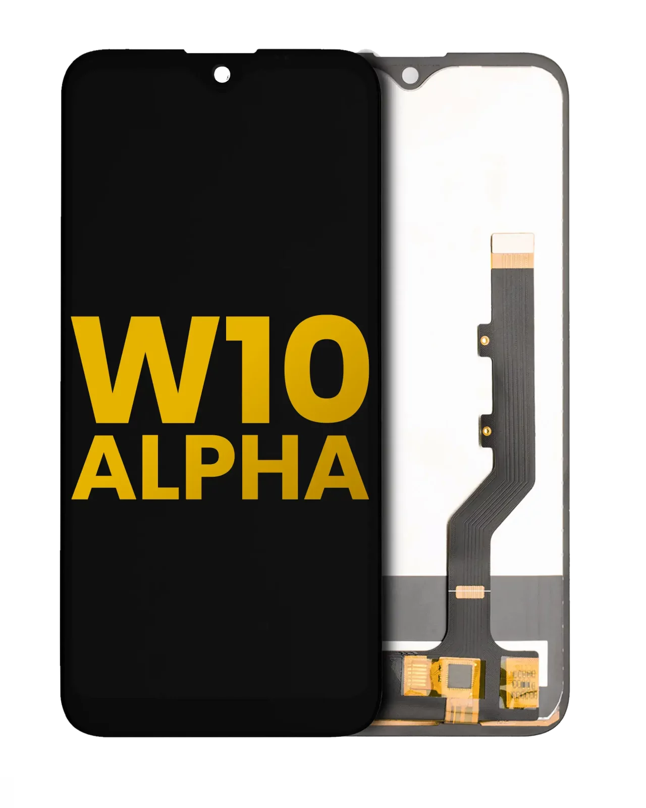 LCD Assembly Without Frame For LG W10 Alpha (Refurbished) (Black)