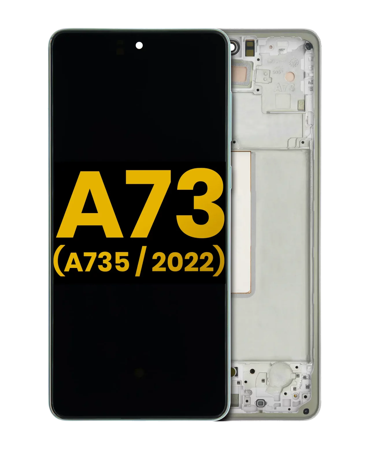 OLED Assembly With Frame For Samsung Galaxy A73 (A735 / 2022) (Refurbished) (Mint)