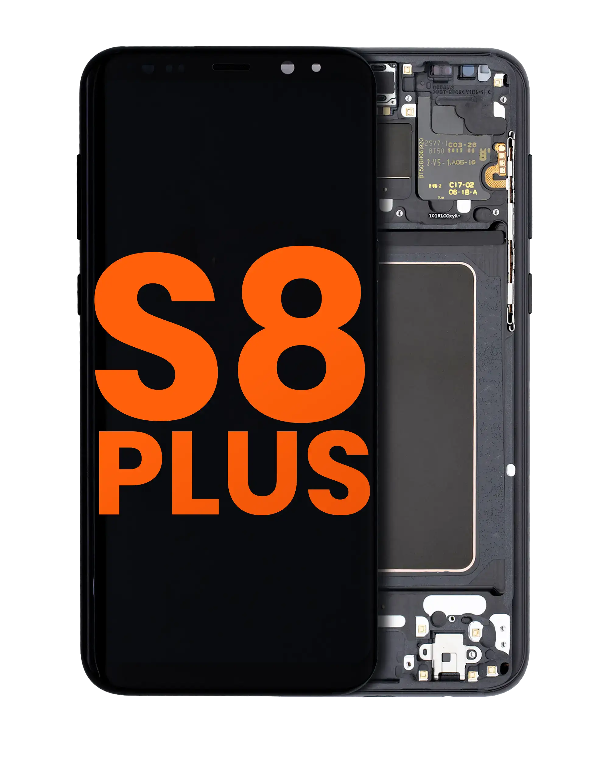 OLED Assembly With Frame For Samsung Galaxy S8 Plus (Blemish: Grade A) (Midnight Black)
