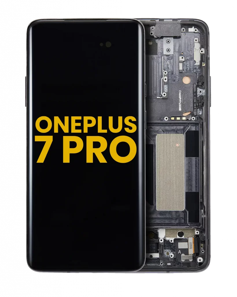 OLED Assembly With Frame For OnePlus 7 Pro (Refurbished) (Mirror Gray)