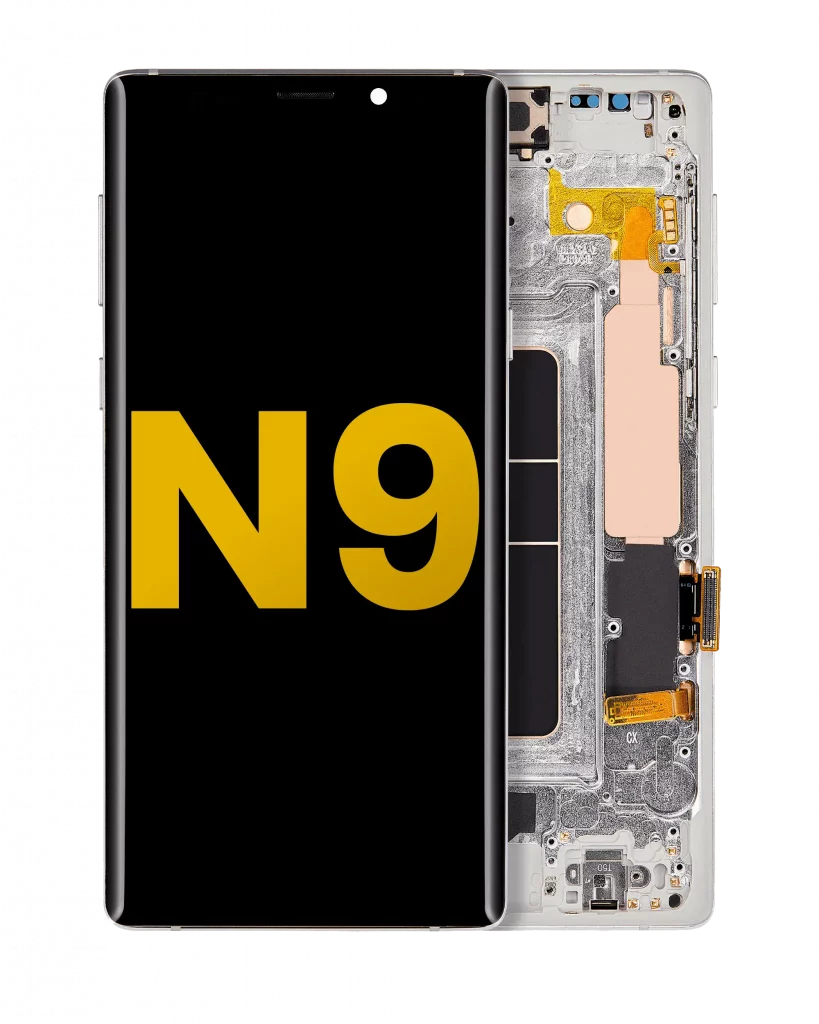 OLED Assembly With Frame For Samsung Galaxy Note 9 (Refurbished) (Cloud Silver)