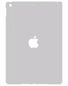 Bottom Skin For iPad 7 (2019) / iPad 8 (2020) / iPad 9 (2021) (WiFi Only) (Silver)