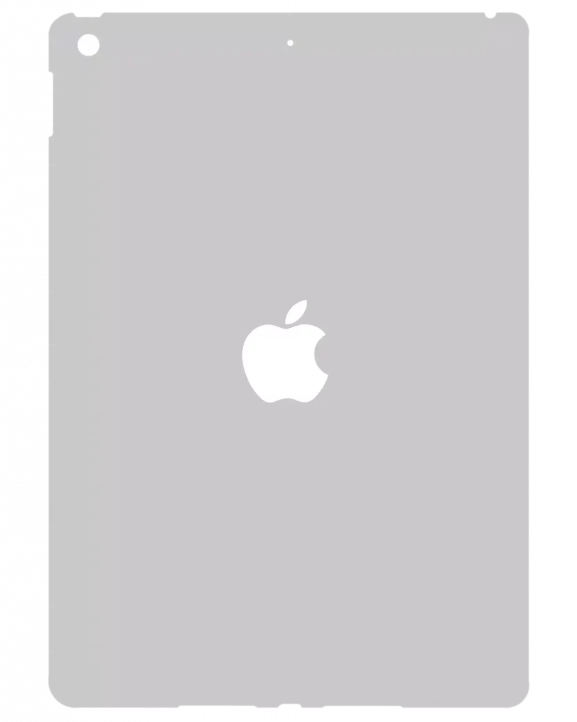 Bottom Skin For iPad 7 (2019) / iPad 8 (2020) / iPad 9 (2021) (WiFi Only) (Silver)