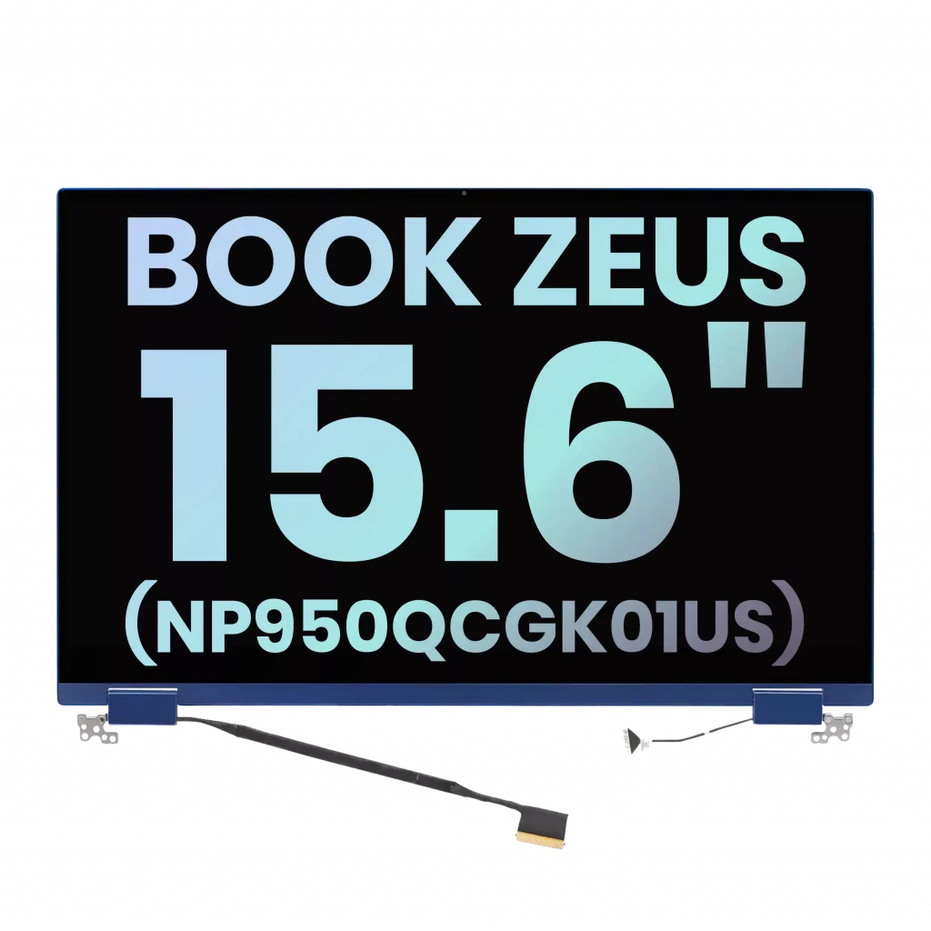Complete LCD Display Assembly For Samsung Galaxy Book Zeus 15.6" (NP950QCGK01US) (Service Pack) (Subins-Blue)