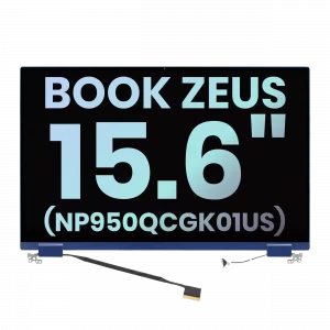 Complete LCD Display Assembly For Samsung Galaxy Book Zeus 15.6" (NP950QCGK01US) (Service Pack) (Subins-Blue)