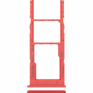 Dual Sim Card Tray For Samsung Galaxy A12 (A125 / 2020) (Red)