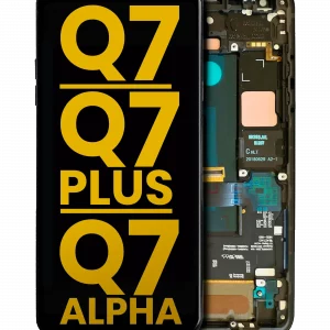 LCD Assembly With Frame For LG Q7 / Q7 Plus / Q7 Alpha (Refurbished) (Aurora Black)