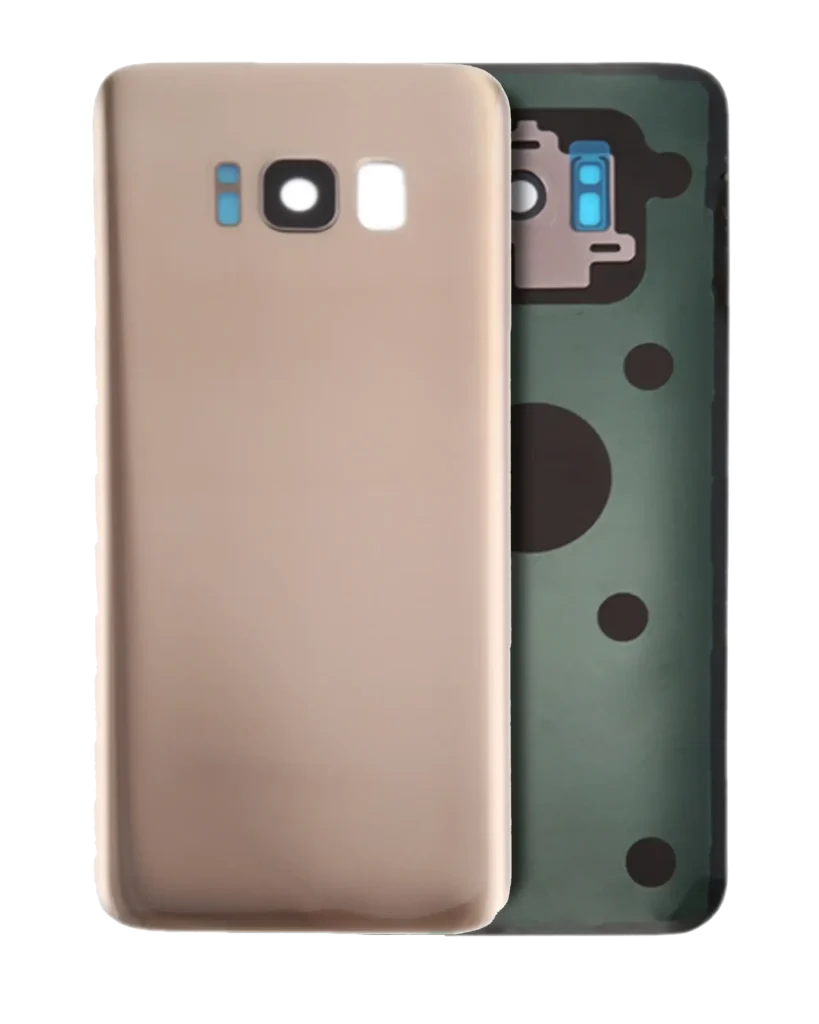 Back Cover Glass With Camera Lens For Samsung Galaxy S8 (No Logo) (Aftermarket Plus) (Maple Gold)