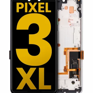 OLED Assembly With Frame For Google Pixel 3 XL (Refurbished) (Clearly White)