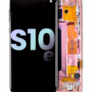 OLED Assembly With Frame For Samsung Galaxy S10E (Service Pack) (Flamingo Pink)