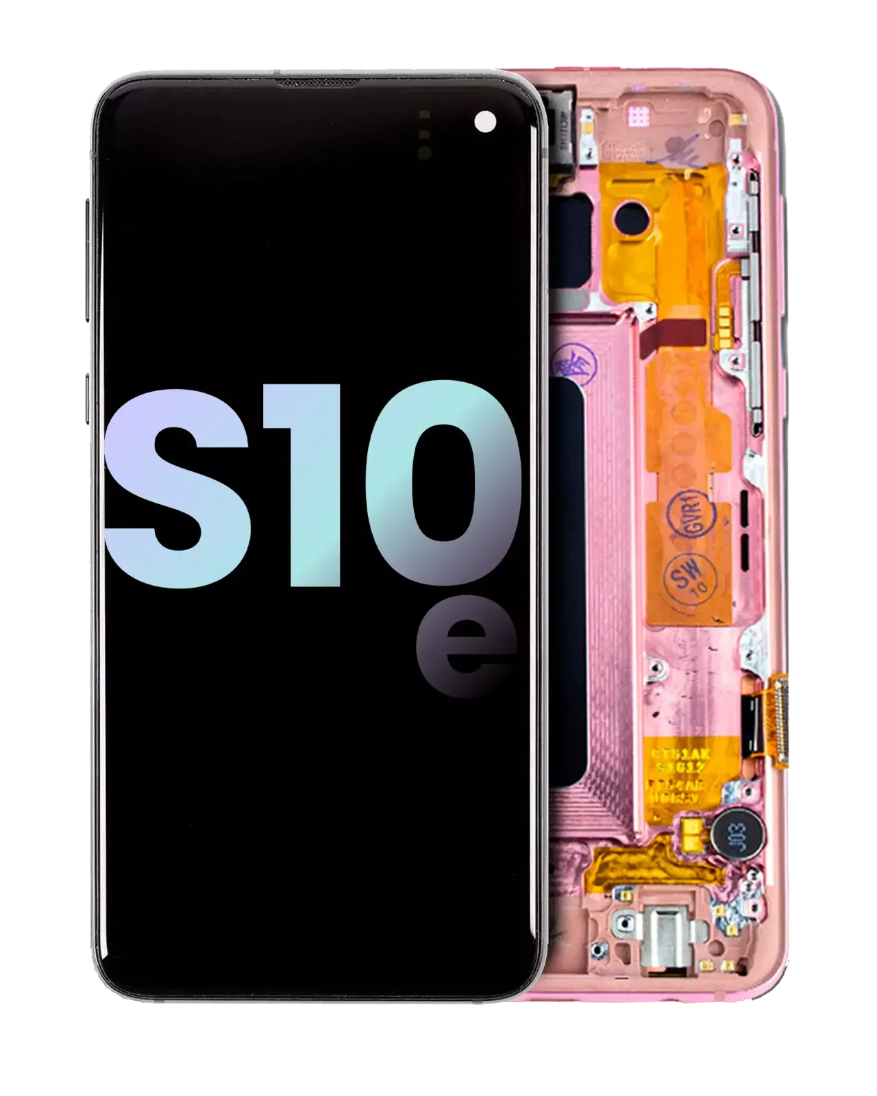 OLED Assembly With Frame For Samsung Galaxy S10E (Service Pack) (Flamingo Pink)