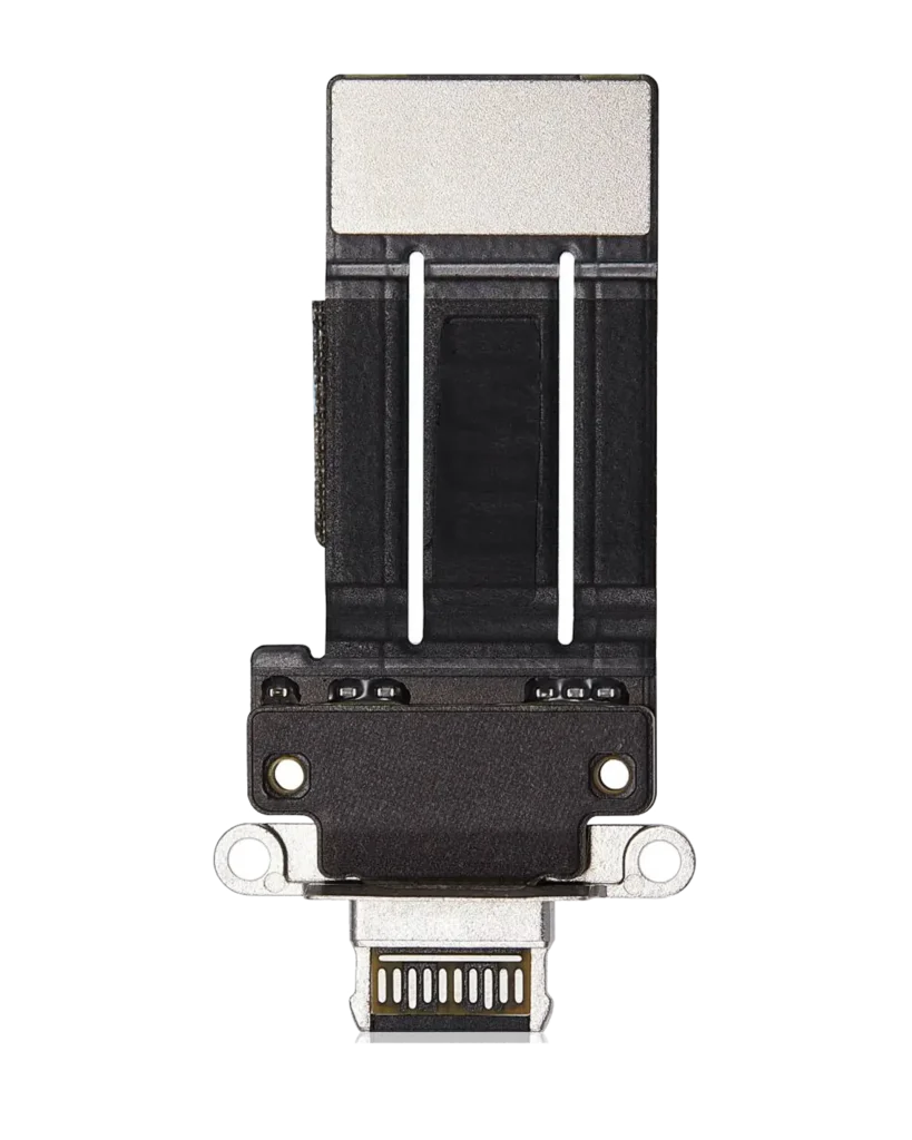Charging Port Flex Cable For iPad Pro 11" 3rd Gen (2021) / Pro 11" 4th Gen (2022) / iPad Pro 12.9" 5th Gen (2021) / Pro 12.9" 6th Gen (2022) (Space Gray) (Premium)