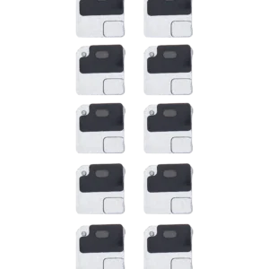 Flash Light / Power Flex Bracket With Microphone Mesh For iPhone 12 (Black) (10 Pack)
