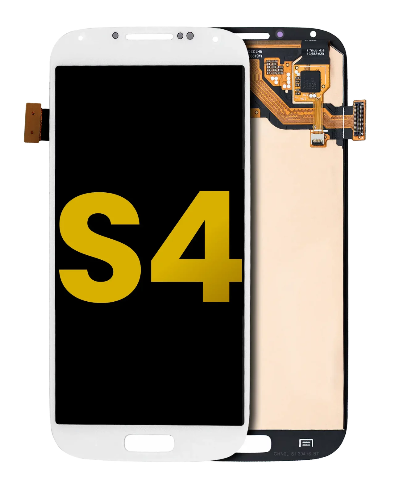 OLED Assembly Without Frame For Samsung Galaxy S4 (Refurbished) (White)