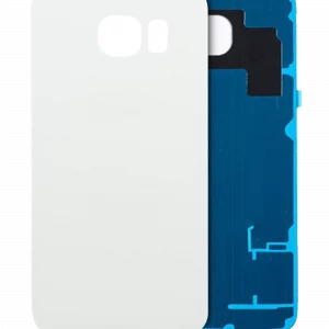 Back Cover Glass For Samsung Galaxy S6 (Service Pack) (White)