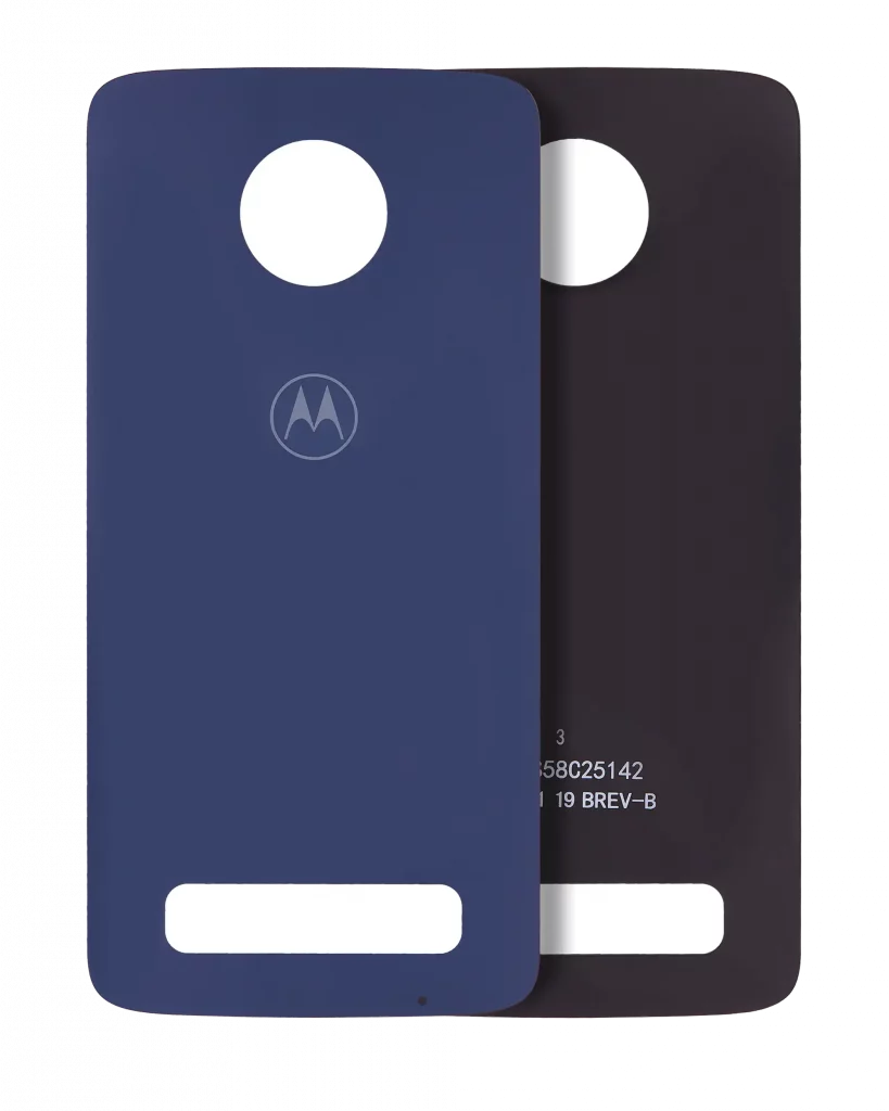 Back cover Glass For Motorola Moto Z3 Play (XT1929 / 2018) (Genuine OEM) (Deep Indigo)