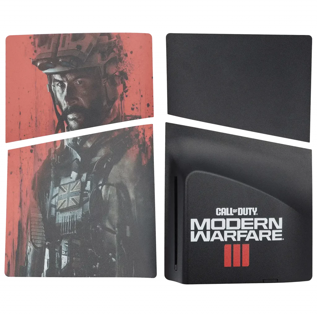 Faceplate Cover (Top & Bottom) For Sony PlayStation 5 Slim Disc Edition (Call of Duty: Modern Warfare III)