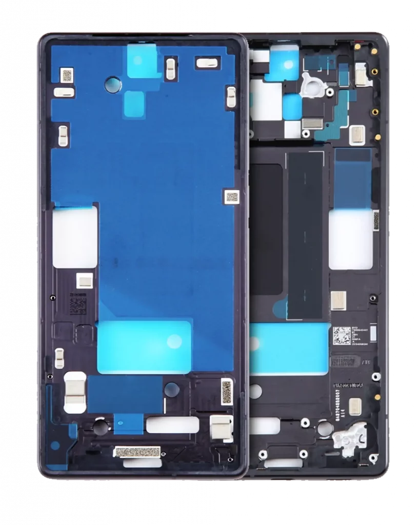 Mid-Frame Housing For Google Pixel 7a (Genuine OEM) (Charcoal)