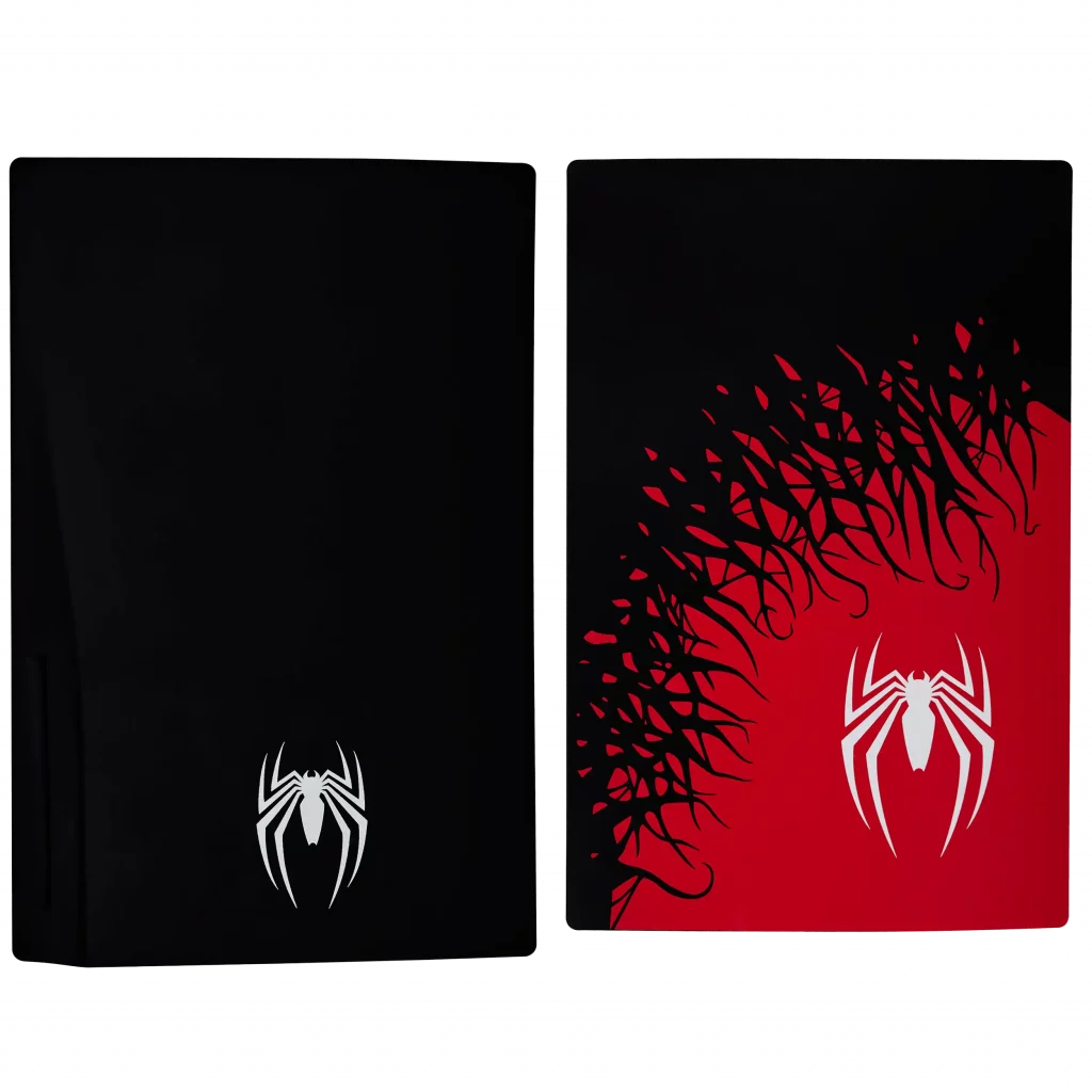Faceplate Cover (Top & Bottom) For PlayStation 5 (1000 / 1100 / 1200) (Spider-Man)