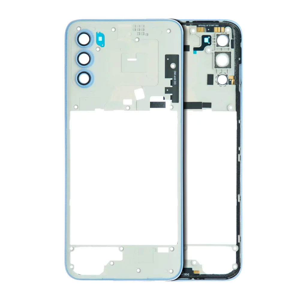 Mid-Frame Housing For Motorola Moto G71 5G (XT2169 / 2022) (Arctic Blue)