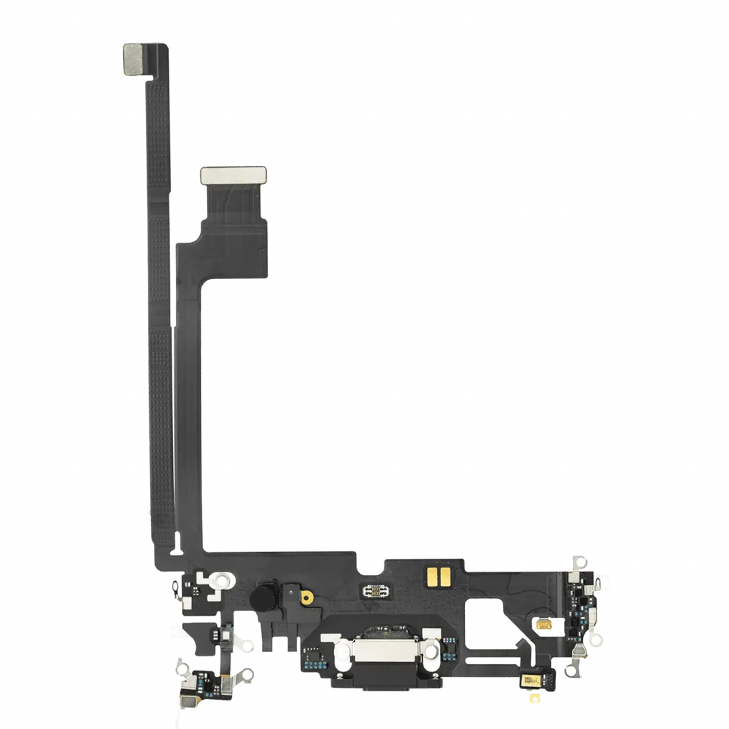 Charging Port Flex Cable For iPhone 12 Pro Max (Used OEM Pull) (Graphite)