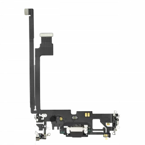 Charging Port Flex Cable For iPhone 12 Pro Max (Used OEM Pull) (Graphite)