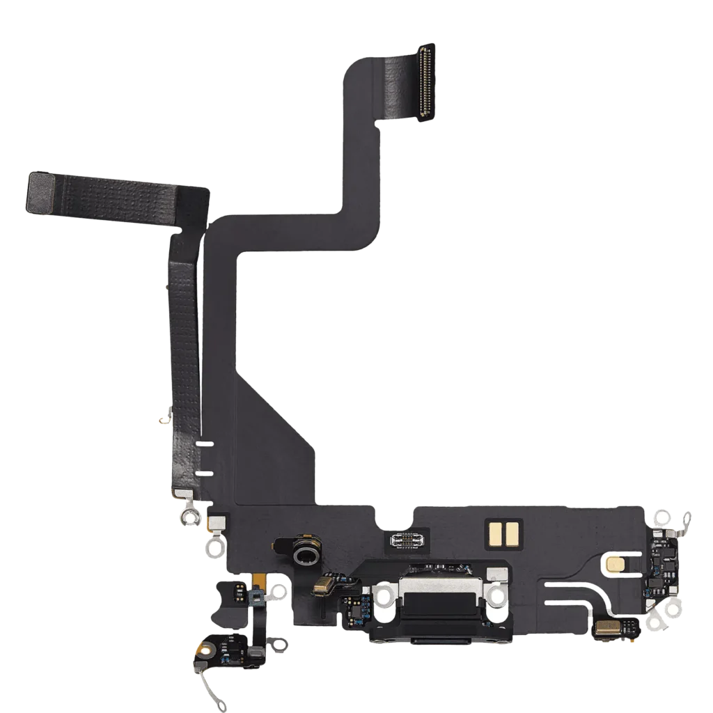 Charging Port Flex Cable For iPhone 14 Pro (Used OEM Pull) (Deep Purple)