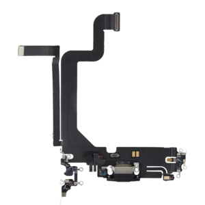 Charging Port Flex Cable For iPhone 14 Pro Max (Premium) (Space Black)
