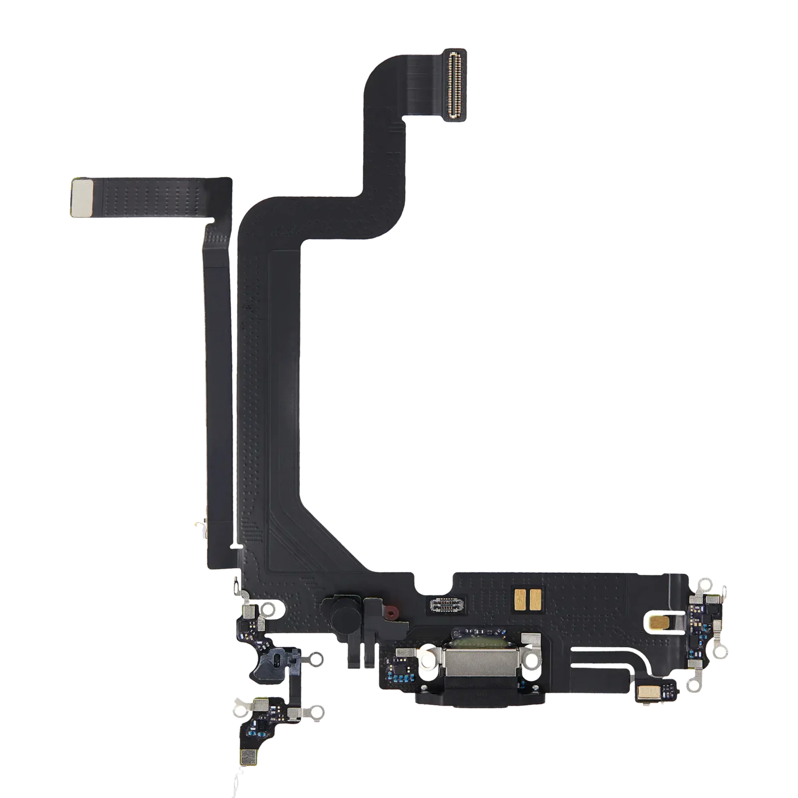 Charging Port Flex Cable For iPhone 14 Pro Max (Premium) (Space Black)