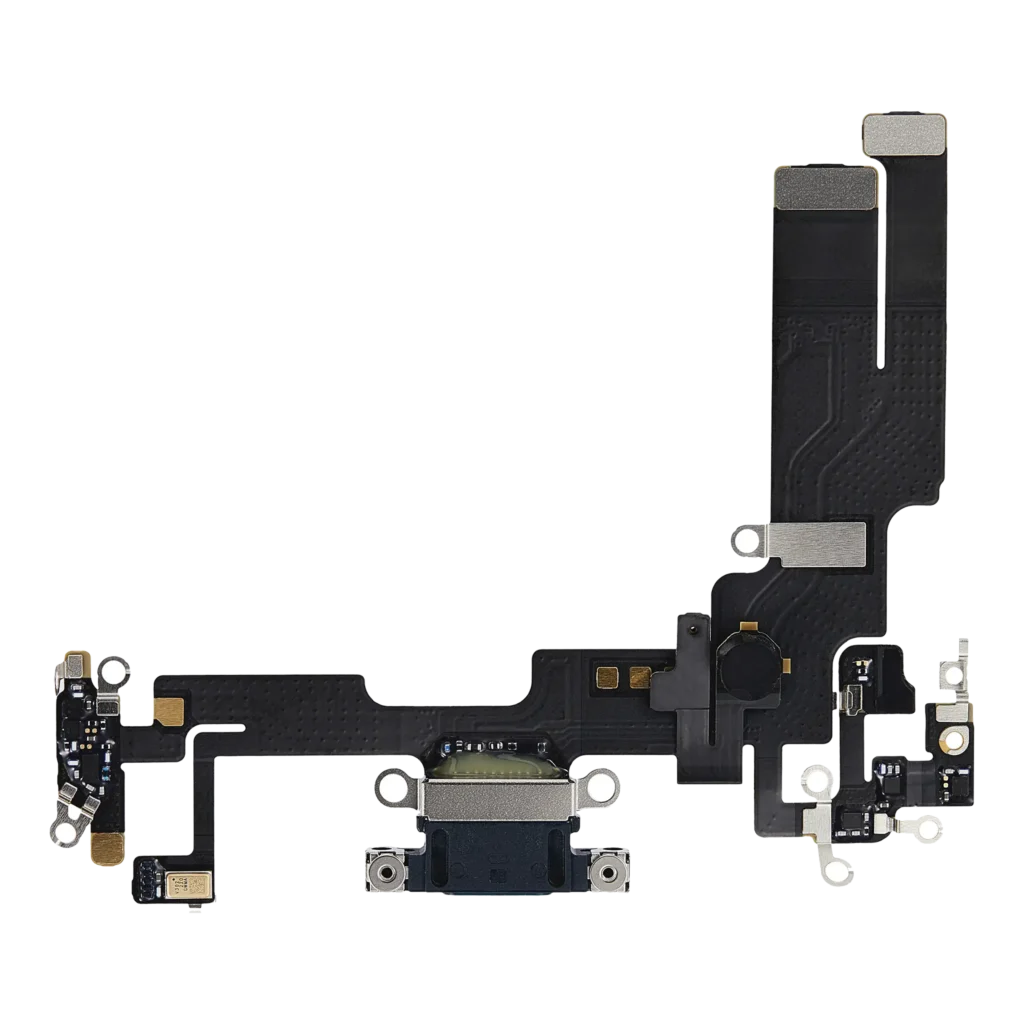 Charging Port Flex Cable For iPhone 14 (Premium) (Blue)