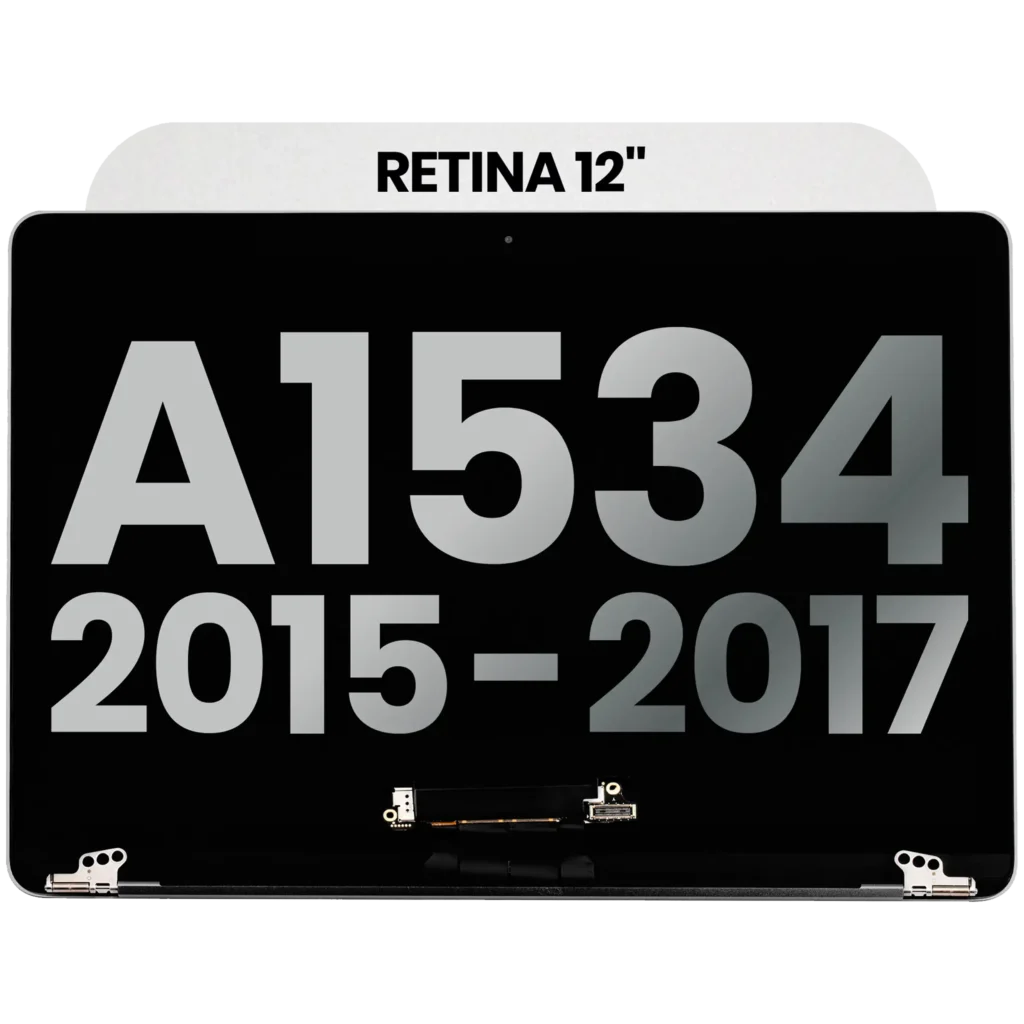 Complete LCD Display Assembly For MacBook 12" A1534 (2015-2017) (Used OEM Pull: Grade B) (Space Gray)