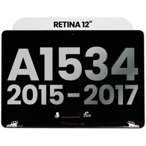 Complete LCD Display Assembly For MacBook 12" A1534 (2015-2017) (Used OEM Pull: Grade B) (Space Gray)