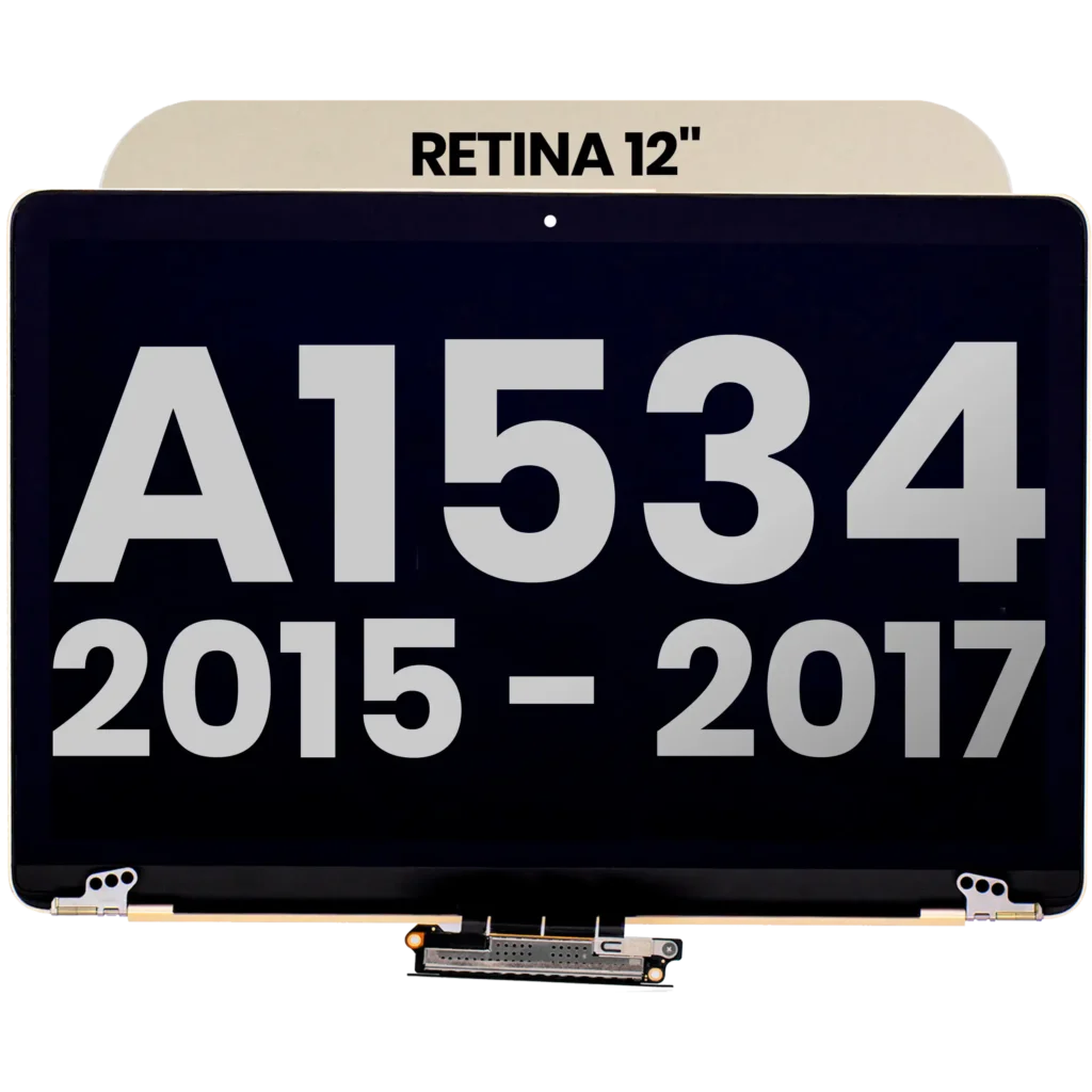 Complete LCD Display Assembly For MacBook 12" A1534 (2015-2017) (Used OEM Pull: Grade B) (Gold)