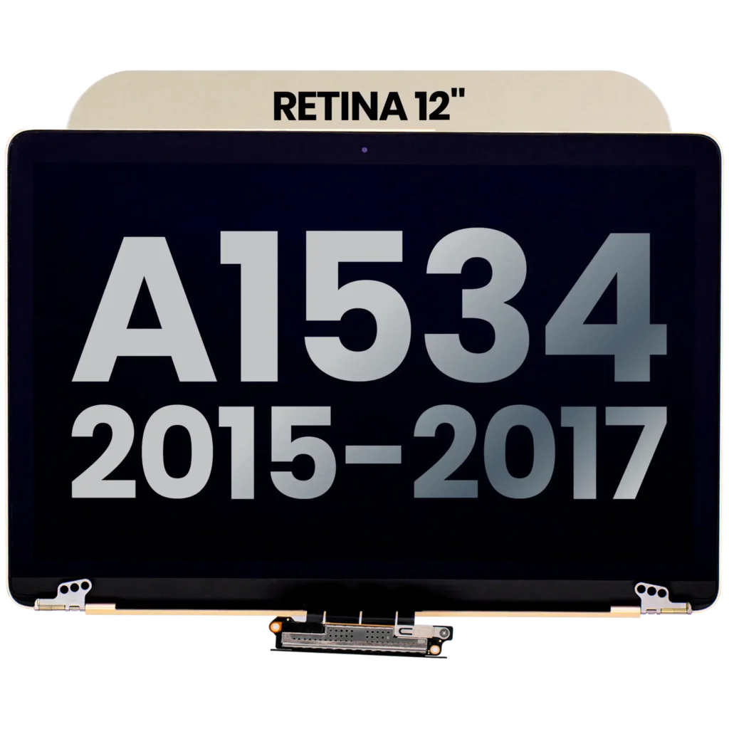 Complete LCD Display Assembly For MacBook 12" A1534 (2015-2017) (Used OEM Pull: Grade A) (Gold)