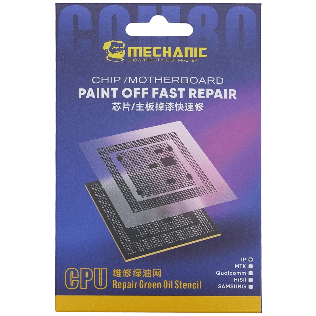 CPU Repair Green Oil Stencil (A8 - A18 Pro) For iPhone 6-16 Series (COM80) (Mechanic)