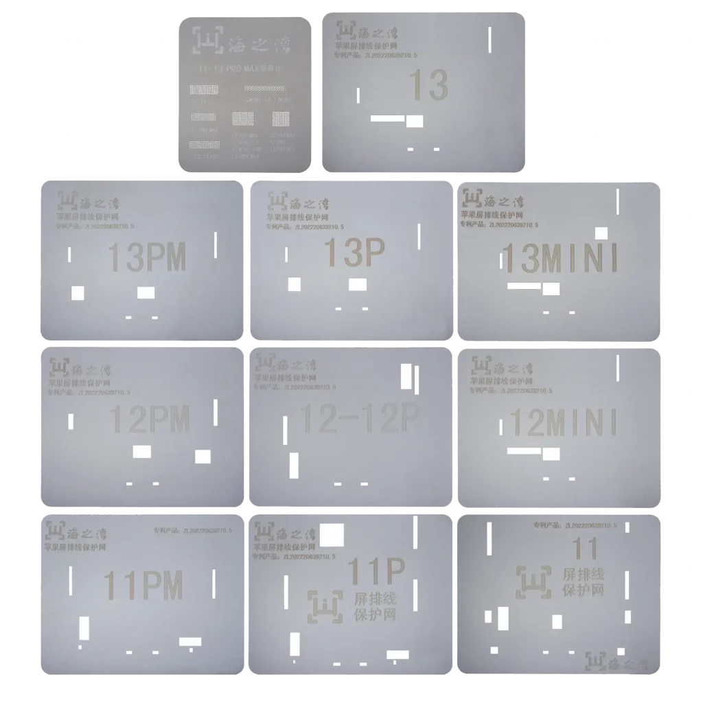 Touch IC Stencils For iPhone 11 To 16 Series
