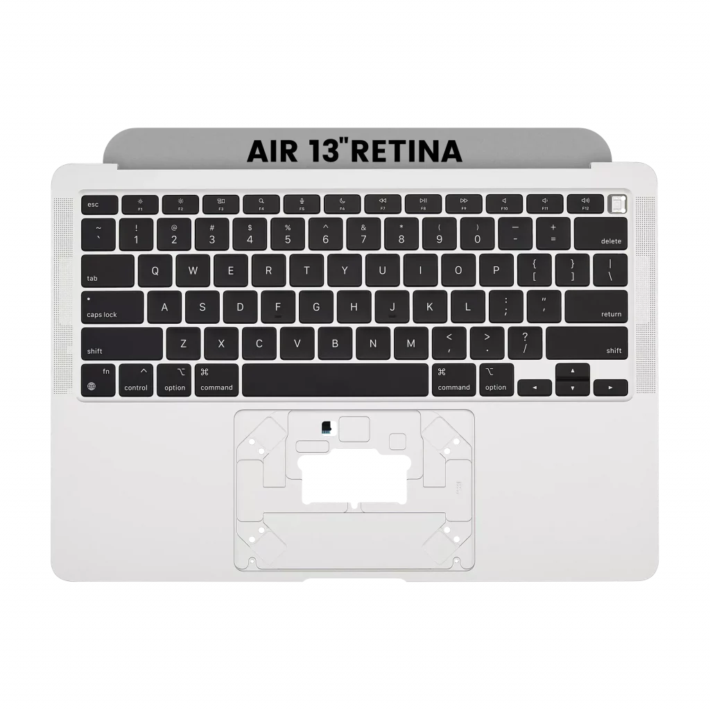 Top Case with Keyboard (ANSI US) For MacBook Air 13" A2337 (2020) (Used OEM Pull: Grade A) (Silver)