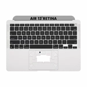Top Case with Keyboard (ANSI US) For MacBook Air 13" A2337 (2020) (Used OEM Pull: Grade A) (Silver)