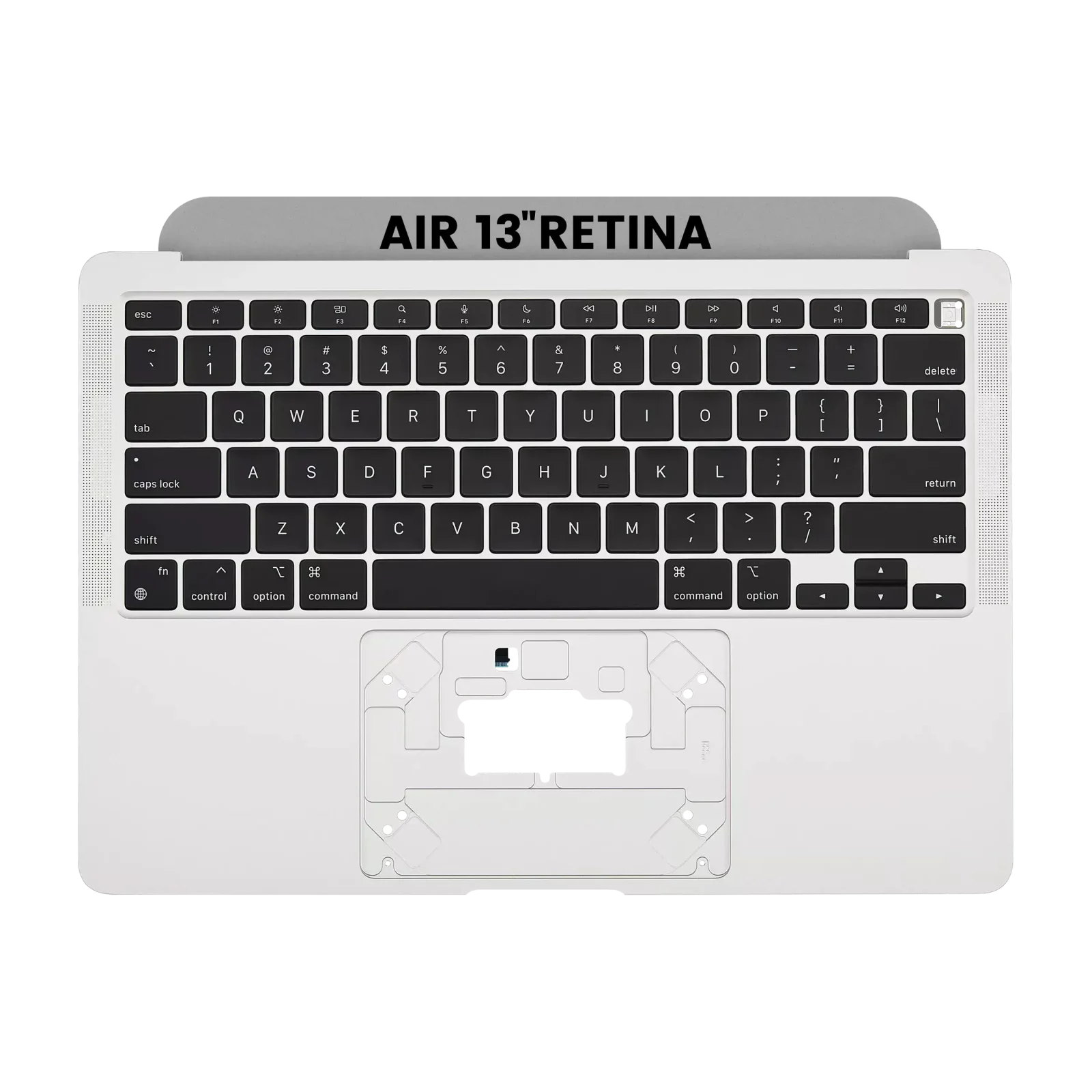 Top Case with Keyboard (ANSI US) For MacBook Air 13" A2337 (2020) (Used OEM Pull: Grade A) (Silver)