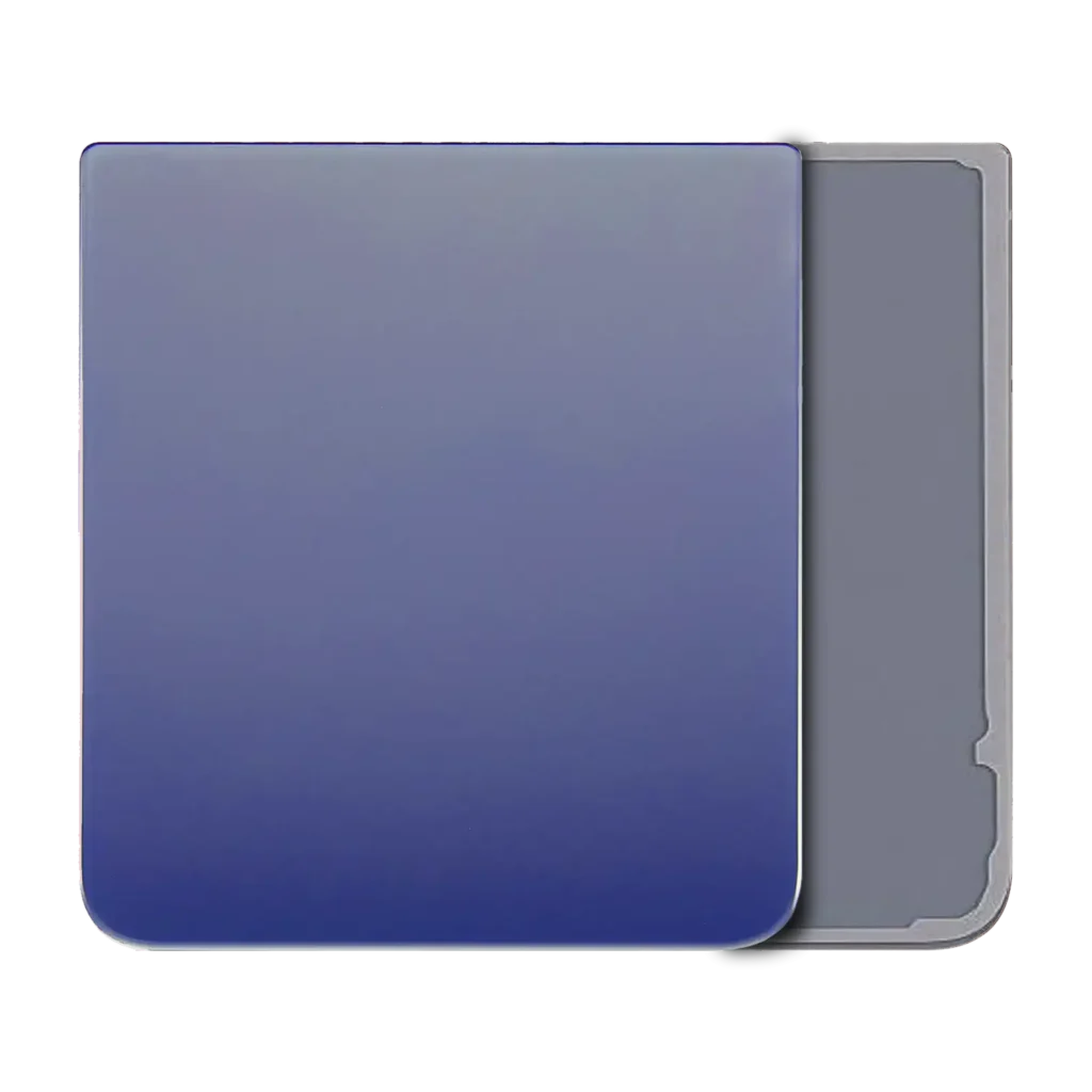 Bottom Back Cover For Samsung Galaxy Z Flip 4 5G (Service Pack) (Blue)