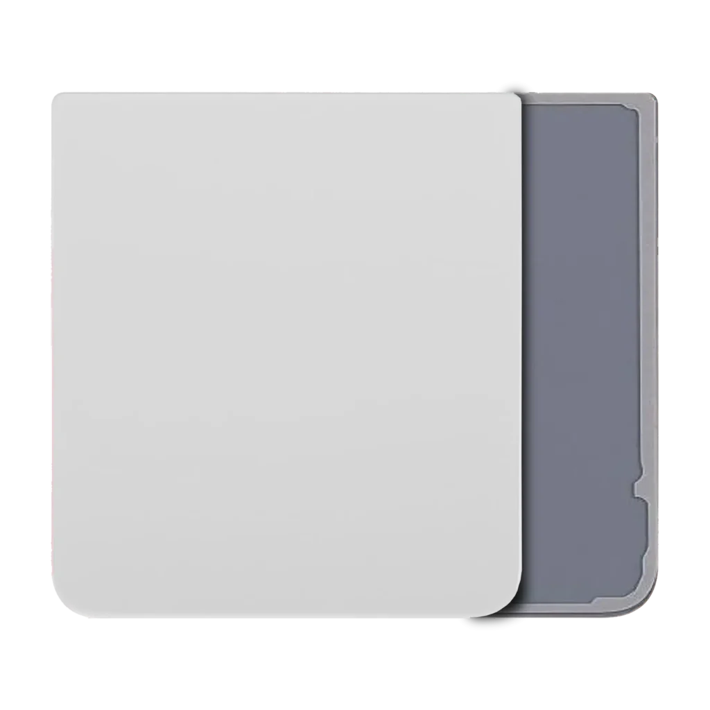 Bottom Back Cover For Samsung Galaxy Z Flip 4 5G (Service Pack) (White)