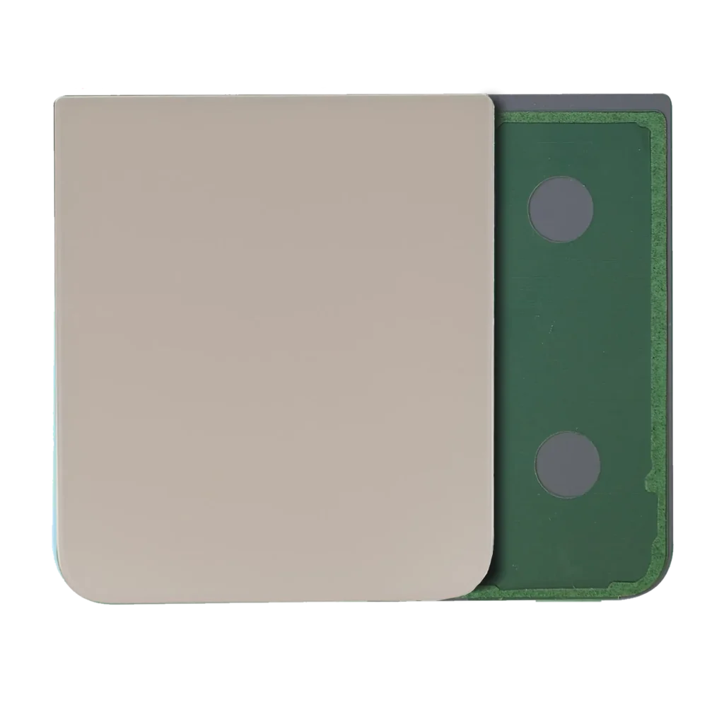 Bottom Back Cover Glass For Samsung Galaxy Z Flip 4 (Service Pack) (Gold)